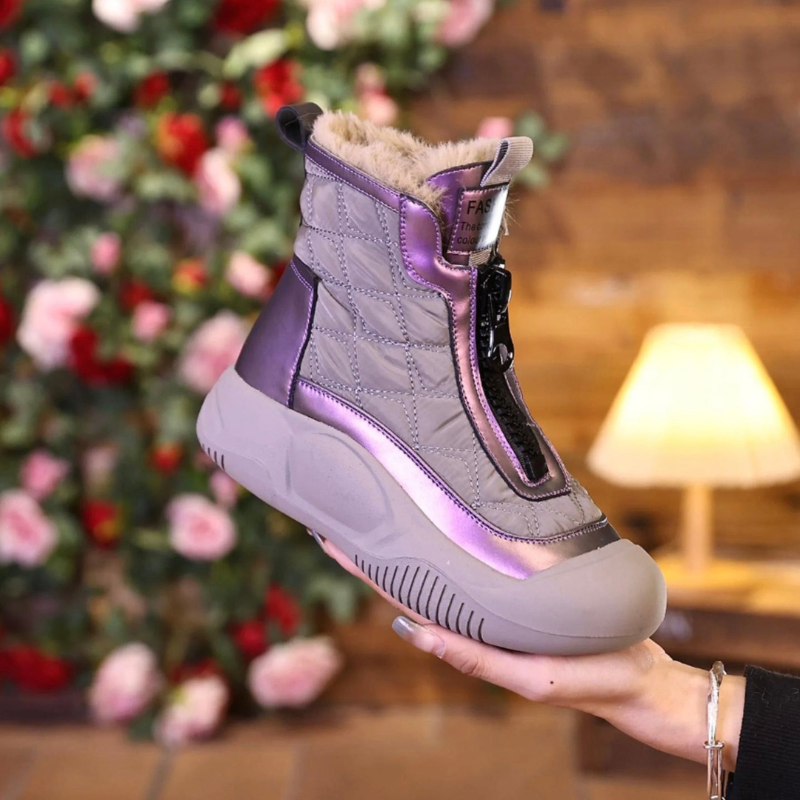 Bottes d'hiver imperméables et confortables pour femmes