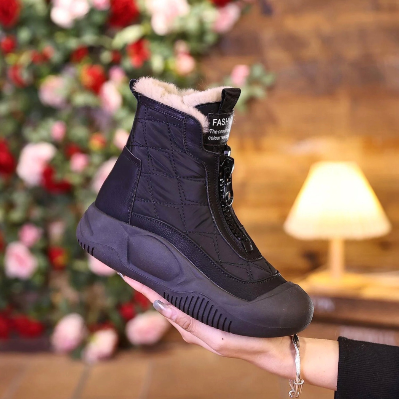 Bottes d'hiver imperméables et confortables pour femmes