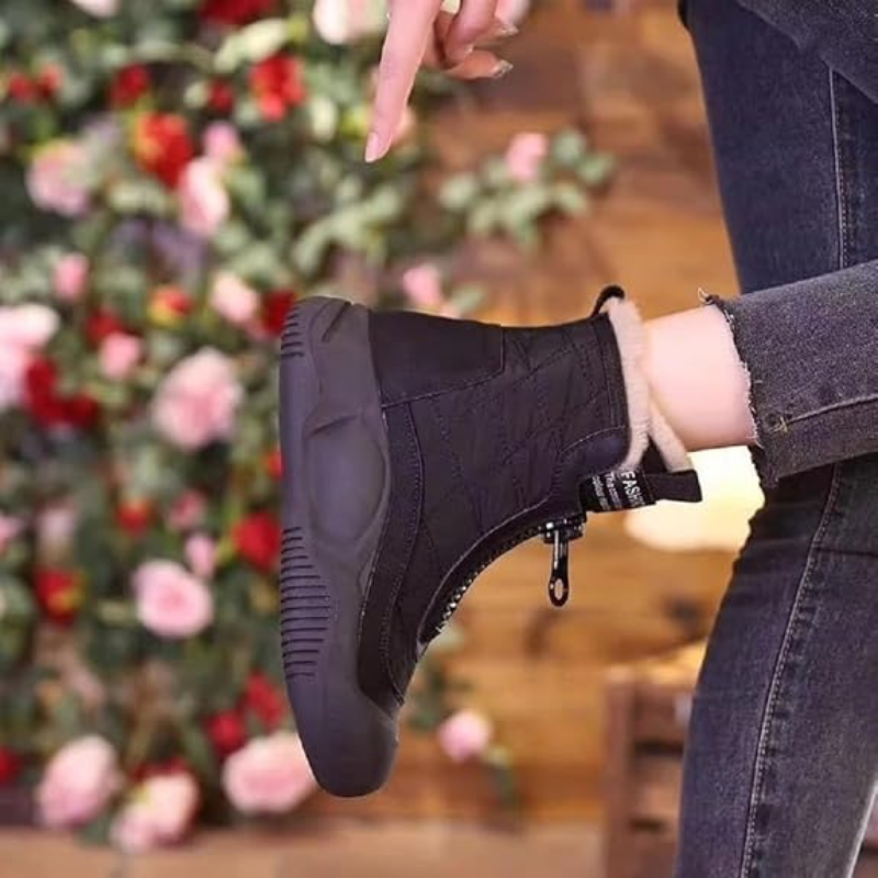 Bottes d'hiver imperméables et confortables pour femmes