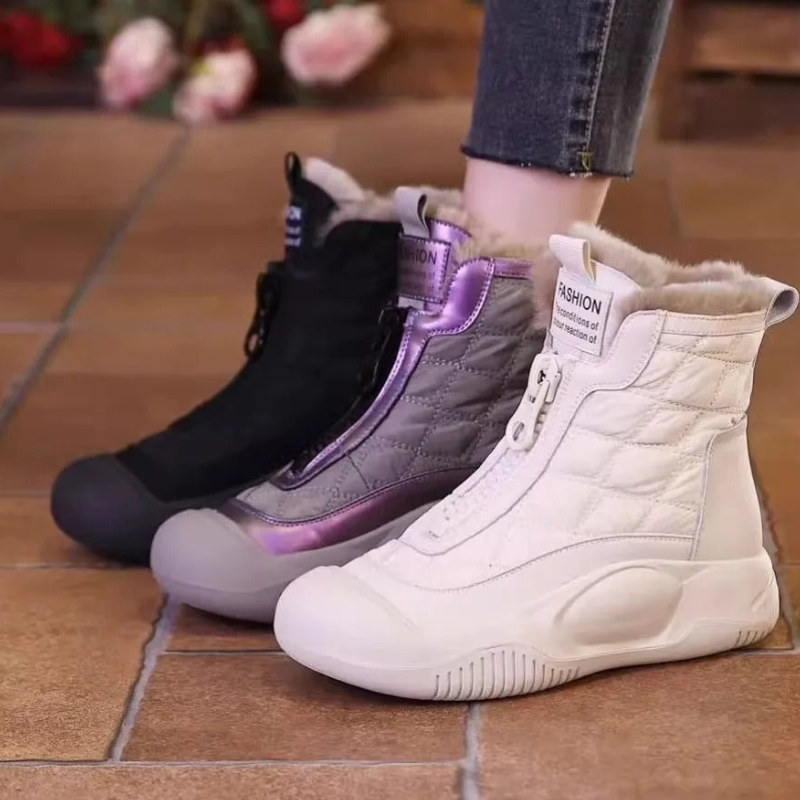 Bottes d'hiver imperméables et confortables pour femmes