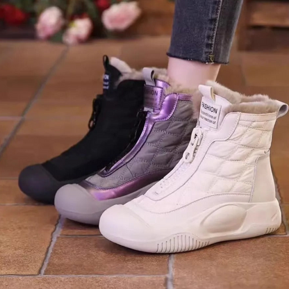 Bottes d'hiver imperméables et confortables pour femmes
