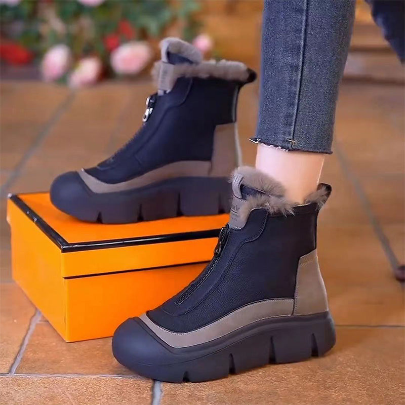 Bottes d'hiver imperméables et confortables pour femmes
