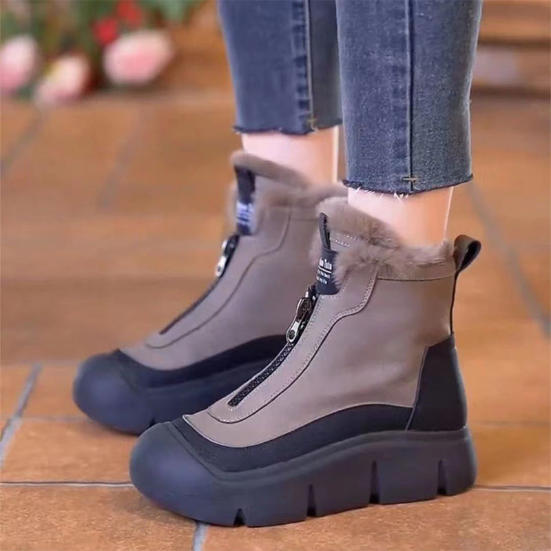 Bottes d'hiver imperméables et confortables pour femmes