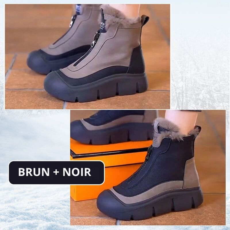 Bottes d'hiver imperméables et confortables pour femmes